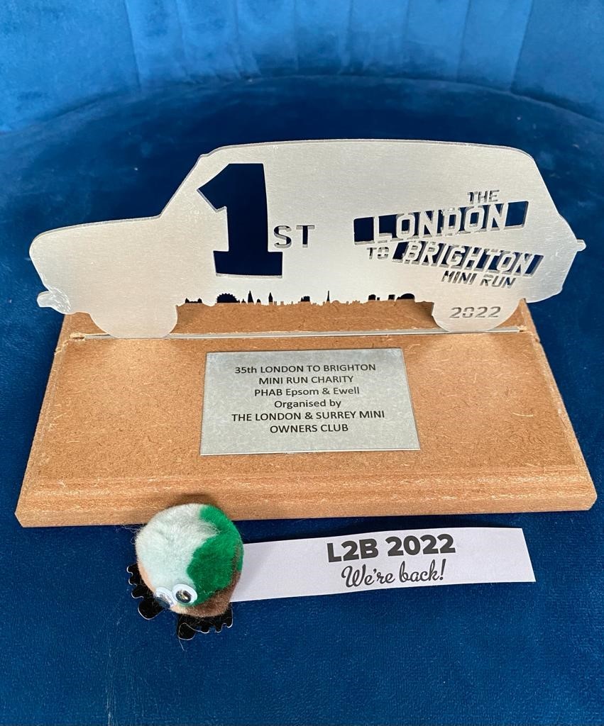 Mini run trophy